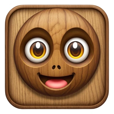Walnut emoji. Just a walnut. sticker