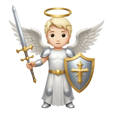 - 🛡️ Shield – symbolizing protection
- ⚔️ Sword – representing spiritual warfare
- 👼 Angel – the heavenly messenger
- ✨ Sparkles – highlighting his glory sticker