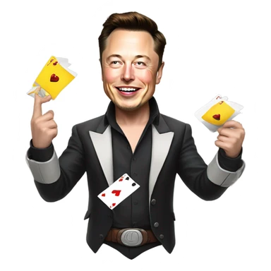 élone musk qui joue au po sticker