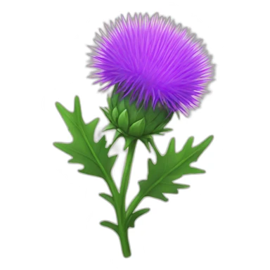 thistle sticker