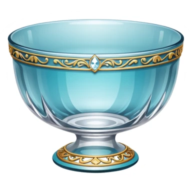 fancy glass bowl sticker