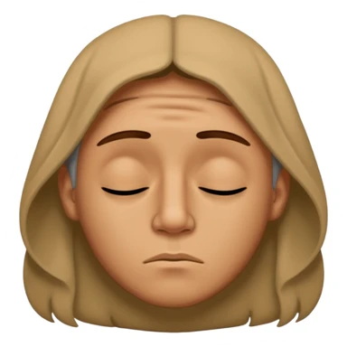 Stoner who's eyes are almost completely closed sticker