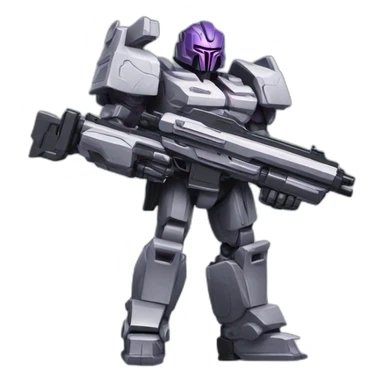 Megatron with a gun sticker