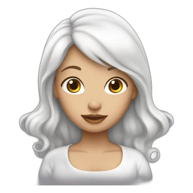 femme blanche enceinte sticker