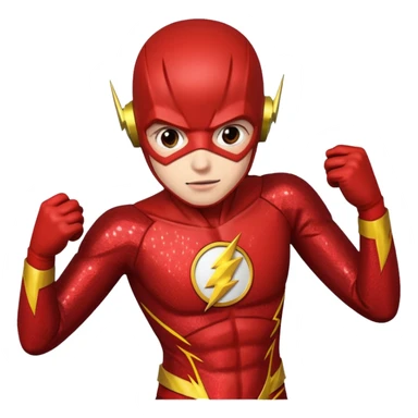 The Flash with Sequin Outfit sticker