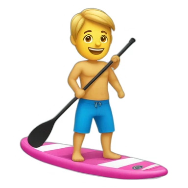 standup paddle sticker