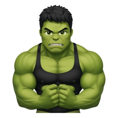 hulk  de sutiã sticker