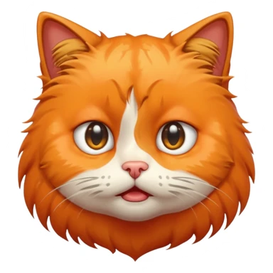 Crying cat sticker