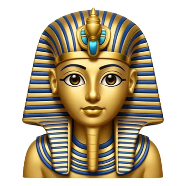 Emoji pequeno tutankamon egípcia sticker