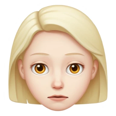 Awkward stare sticker