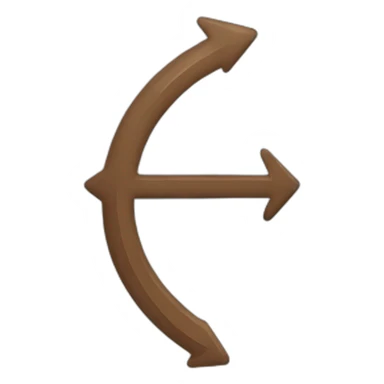 curved arrow sticker