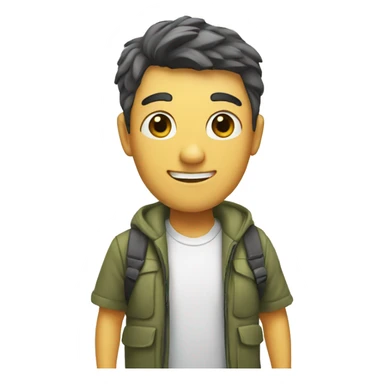 visitor at the door sticker