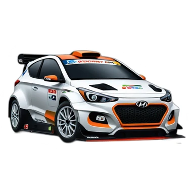 Hyundai grand i20 wrc sticker