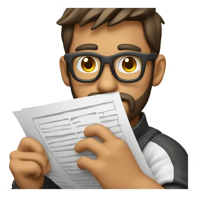 a UX designer ticking off a todo item in a paper on his hand sticker