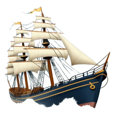 Icon for Historical Movies: Age of Great Geographical Discoveries. A vintage movie poster-style design with sailors battling a fierce storm at sea. Include crashing waves, lightning, a damaged ship, and heroic sailors gripping ropes. Intense, dramatic atmosphere. Transparent background. sticker