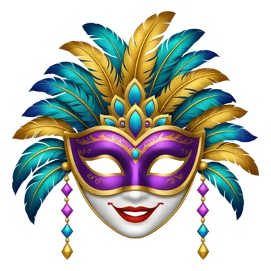 MASCARA DE CARNAVAL DE MULHER sticker