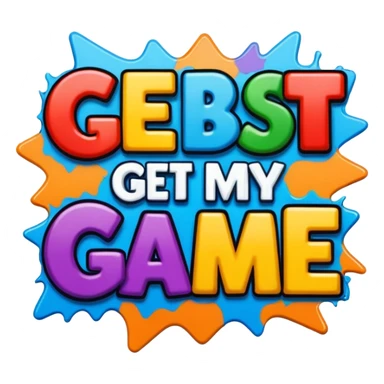 Painting that says "Get out of my game!!" sticker