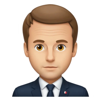 Macron chie sticker