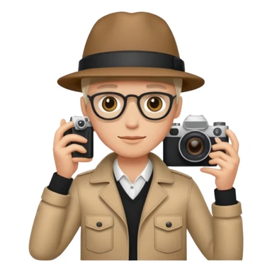 fotógrafo moderno sticker