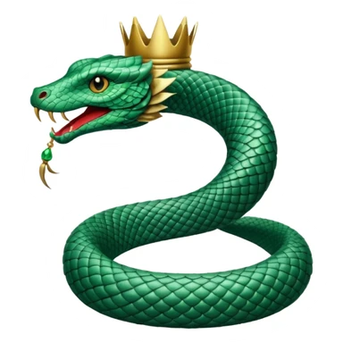 crowned serpent sticker