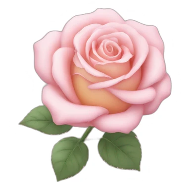 Cœur rose pastel sticker