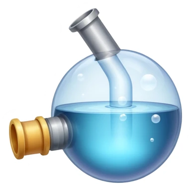 Bubble pipe made of quartz sticker