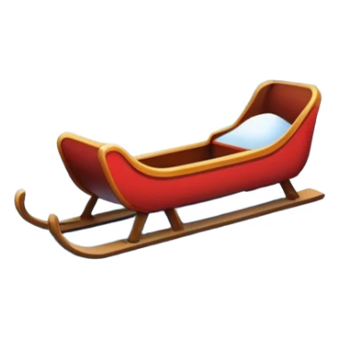 An icon showing a small sled down an icy track. The scene includes dynamic motion lines, icy curves, and a snowy mountain backdrop under a crisp blue sky. Transparent background emphasizes the speed and intensity of the sport. sticker