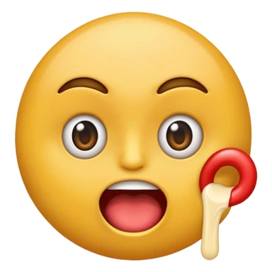 Un emoji pouce en l’aire qui fait peur sticker