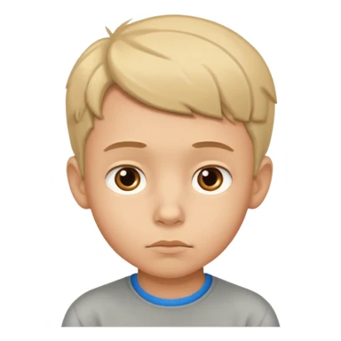 thinking boy emoji sticker