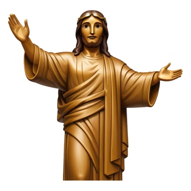 bazil's Christ the Redeemer, no frame sticker