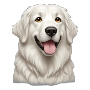 Pyrenees mountain dog White sticker