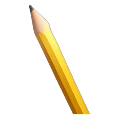 pencil and paper with magic sparkles sticker