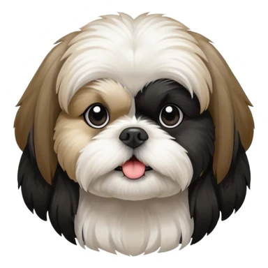 Black and white shih tzu

 sticker