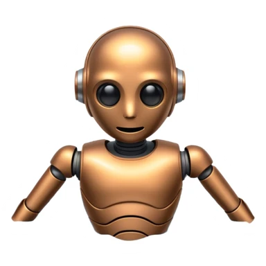 robot swimming sticker