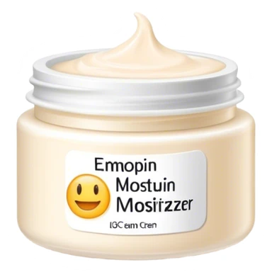 body moisturizer cream pot with label sticker