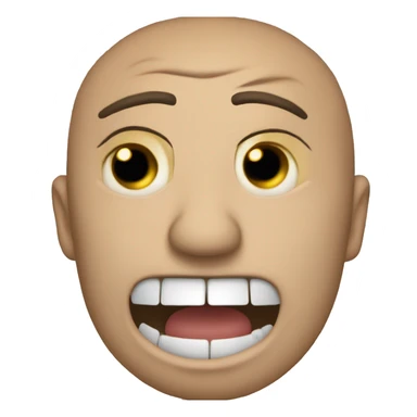 Un emoji llorando y riendo al mismo tiempo sticker