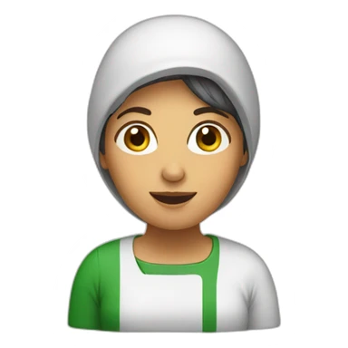 italian woman speaking sticker