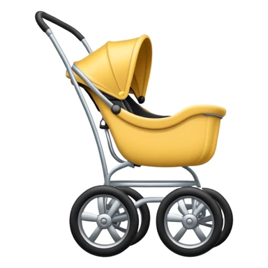 stroller doing a wheelie sticker