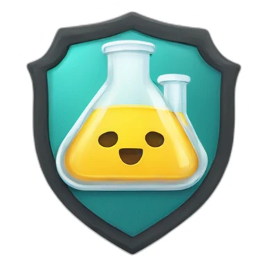 please do chemistry logo with shield sticker
