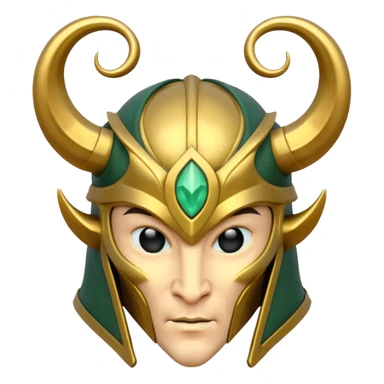 Loki's helmet sticker