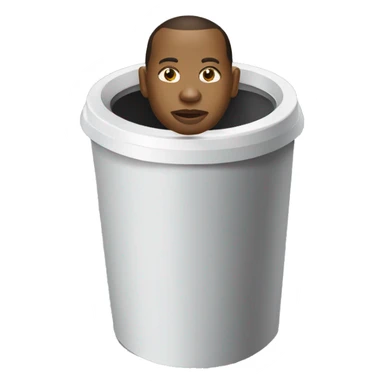 Sonko sur une poubelle sticker