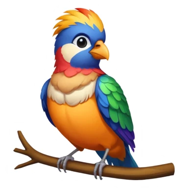 artist bird sticker