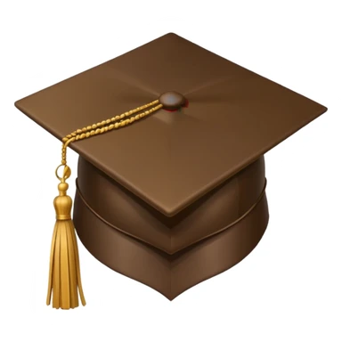 I want a brown graduation cap with 2025 on the tassel  sticker