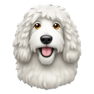 smallold sheepdog graphic sticker