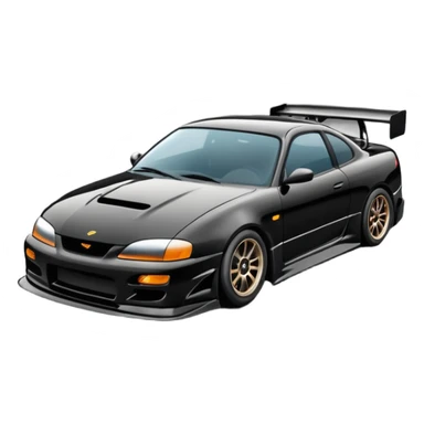 Car doing a drift sticker