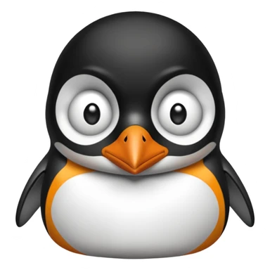 bombastic side eyeing penguin suspicious looking side ways  sticker