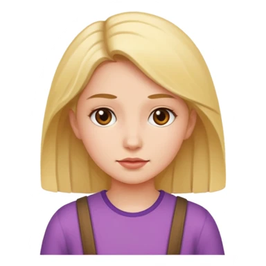 Midget girl standing  sticker