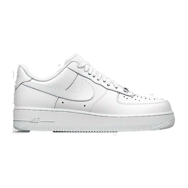 White Nike af1s  sticker