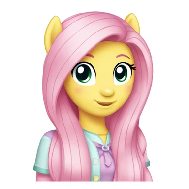 My little pony fluttershy sticker