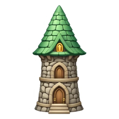 Elf Tower shy sticker